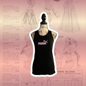 2000s Puma Pink PIlates Active Tank Top